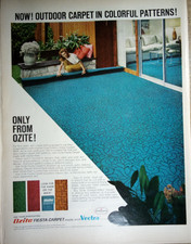 Tapete vintage 1968 Ozite Fiesta padrões coloridos impressão colorida anúncio comprar usado Tapete vintage 1968 Ozite Fiesta padrões coloridos impressão colorida anúncio comprar usado  Enviando para Brazil