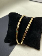 Swarovski gold bangle d'occasion  Expédié en Belgium