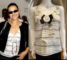 Blusa Camisa Top 1.6K Nova Chanel Vintage 2006 Bow Camellia 34 36 2 4 6 M P comprar usado  Enviando para Brazil