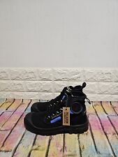 Botas de caminhada Palladium Pampa HI Re Craft Reino Unido 6 unissex RRP £ 135 preto/azul, usado comprar usado  Enviando para Brazil