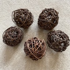 Wicker rattan balls for sale  LEICESTER