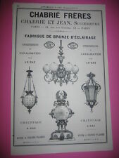 Pub 1878 chabrié d'occasion  Expédié en Belgium