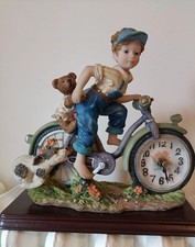 Vintage figurineresin clock d'occasion  Cusset