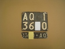 Coppia targhe aquila usato  Vignate