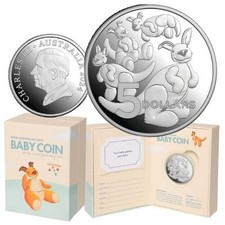 Moeda à prova de prata fina 2024 RAM brinquedo bebê canguru 1 oz - Caixa D6-780 comprar usado  Enviando para Brazil