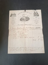 Fattura antica locomobili usato  Italia