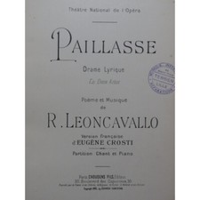 Leoncavallo ruggero paillase d'occasion  Blois