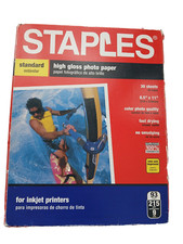 Staples premium glossy for sale  Kearny
