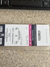 Football ticket stub for sale  CAMBRIDGE