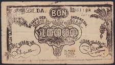 Indonésia 10.000 rúpias 1948, edição local Membang Moeda, RR comprar usado  Enviando para Brazil