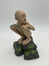 Estatueta Smeagol Gollum Senhor dos Anéis As Duas Torres peixe na rocha WETA comprar usado  Enviando para Brazil