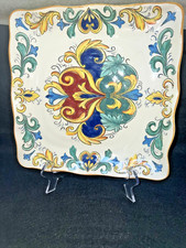 Prato quadrado Alhambra ornamentado 11 1/2” cerâmica arte servir prato comprar usado  Enviando para Brazil