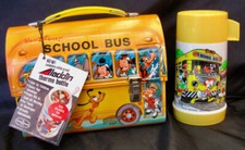 Lancheira e garrafa térmica vintage Disney School Bus com etiqueta (CHAVE 1961-1973) C-9 Minty! comprar usado  Enviando para Brazil