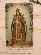 Santino cromolitografia maria usato  Prato
