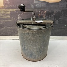 Antiga máquina de sorvete Acme Can Co aço galvanizado 5 minutos, ótima peça, usado comprar usado  Enviando para Brazil
