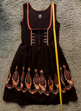 Dirndl almenrausch satinband gebraucht kaufen  Berlin