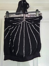 Sparkly black embellish for sale  CHELTENHAM