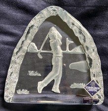 Edinburgh crystal golf for sale  LONDON