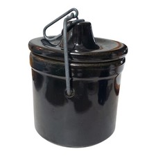 Vintage black glazed for sale  Norfork