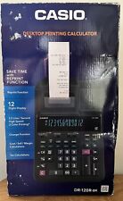 Casio Calculadora de Impresión Resistente Negra Escritorio DR-120 Nueva Caja Abierta segunda mano  Embacar hacia Argentina