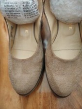 Shoes wedge tan for sale  HULL