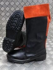 Leather foundry boots for sale  LONDON