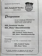 Fußballprogramm ddr liga gebraucht kaufen  Woltersdorf