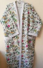 Vestido de inverno indiano feito à mão colcha quimono roupão estampa floral algodão comprar usado  Enviando para Brazil