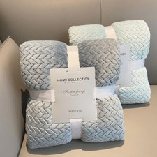 Novo Cobertor de Lã Coral Flanela Falsa Ar Condicionado Quente Macio Cobertor de Cama comprar usado  Enviando para Brazil