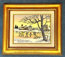 winter skating scene framed for sale winter skating scene framed for sale Saint Paul