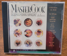 MASTERCOOK DELUXE Master Cook Windows 95 3.1 Mac 7.1 Sierra Przepis Książka kucharska RZADKI, używany na sprzedaż  Wysyłka do Poland