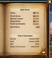 Summoners war account for sale  Arlington