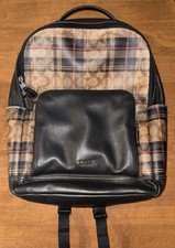 Mochila COACH Graham em lona exclusiva com estampa xadrez comprar usado  Enviando para Brazil