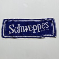 Toalha de bar vintage Schweppes refrigerantes pub colecionável 62,5cm x 24cm comprar usado  Enviando para Brazil