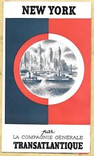 Brochure voyage cie d'occasion  France