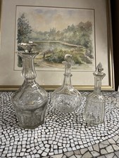 Antike geschliffene glasflasch gebraucht kaufen  Neuenburg am Rhein