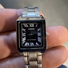Usado, Relógio de quartzo feminino Casio LTP-V007L-1B DISPLAY pulseira de metal prata analógica comprar usado  Enviando para Brazil