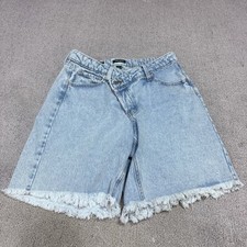 Bermuda Wild Fable cintura alta bolsos azuis feminina tamanho 4, usado comprar usado  Enviando para Brazil