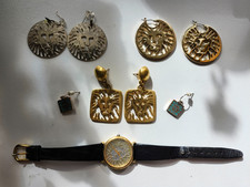 Pendientes y reloj joyería león Anne Klein, usado en excelente estado segunda mano  Embacar hacia Mexico