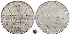 Norvegia corone 1970 usato  Cremona