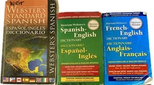 Merriam Websters translation books Spanish English Dictionary French FREE SHIP comprar usado Merriam Websters translation books Spanish English Dictionary French FREE SHIP comprar usado  Enviando para Brazil