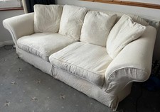 Three seater cream for sale  ORPINGTON
