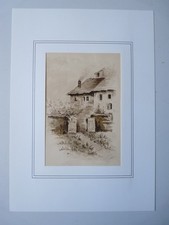 Dessin lavis maison d'occasion  Seyssel
