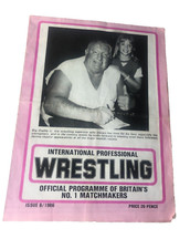 Wrestling programme big for sale  BLACKPOOL