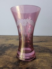 Vintage red cranberry for sale  WALSALL
