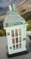 White wooden candle for sale  BEDWORTH