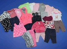 Bebês meninas 0-3. Pacote de roupas 3 meses 27 peças Carter's Old Navy Cat& Jack , usado comprar usado  Enviando para Brazil