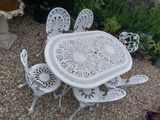 Cast garden table for sale  SEATON