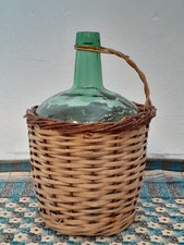 Weinballon viresa korbgeflecht gebraucht kaufen  Georgenberg