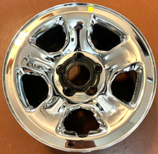 Novo OEM 17" 17x8" aro de roda de aço cromado revestido para 2002-2008 Dodge Ram 1500 comprar usado  Enviando para Brazil